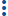 Screenshot of the Actions button. The button is a vertical row of three blue dots on a white background. Click the icon to view the Actions menu.